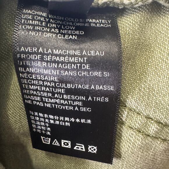 BDG Urban Outfitters Green High Rise Cheeky Shorts Womens 28 Distressed Frayed - Picture 9 of 11